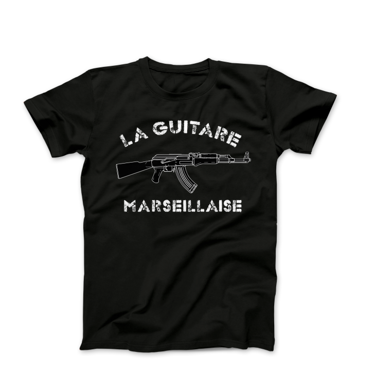t-shirt la guitare marseillaise